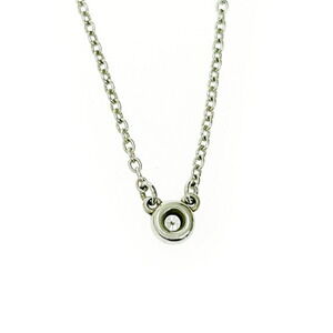 TIFFANY Co Silver Diamond By the Yard Necklace